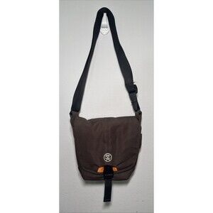 Crumpler The Four Million Dollar Home Camera Bag Brown Canvas w/ Light Blue